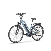 Vélo électrique bleu de batterie au lithium de 27,5 pouces 36V 250W